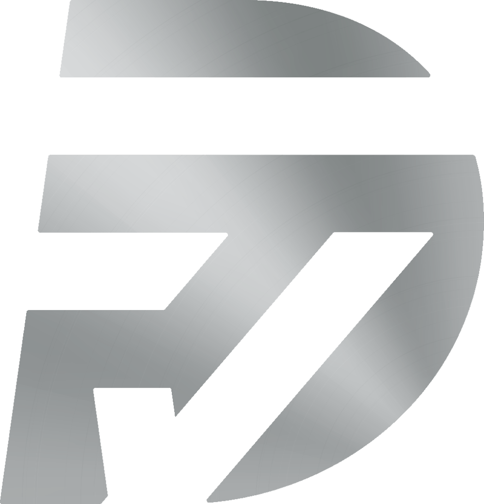 Modern metallic logo design by Birmingham logo designer