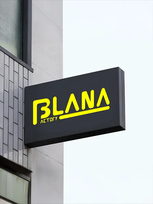 Birmingham logo design mockup on signage