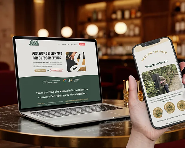 Coventry Event Website Design