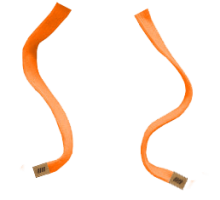 ribbon cord with gold ends