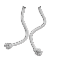 braided cord with knot tips